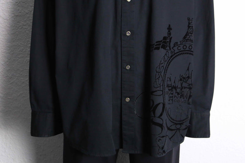 "COOGI" embroidery patch work design L/S shirt