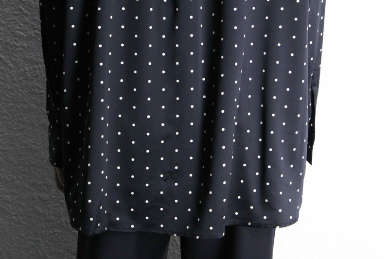 "GAP" dot design satin loose shirt