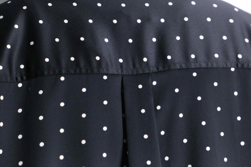"GAP" dot design satin loose shirt