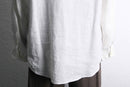 white linen over sizing shirt