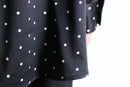 "GAP" dot design satin loose shirt