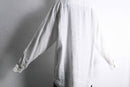 white linen over sizing shirt