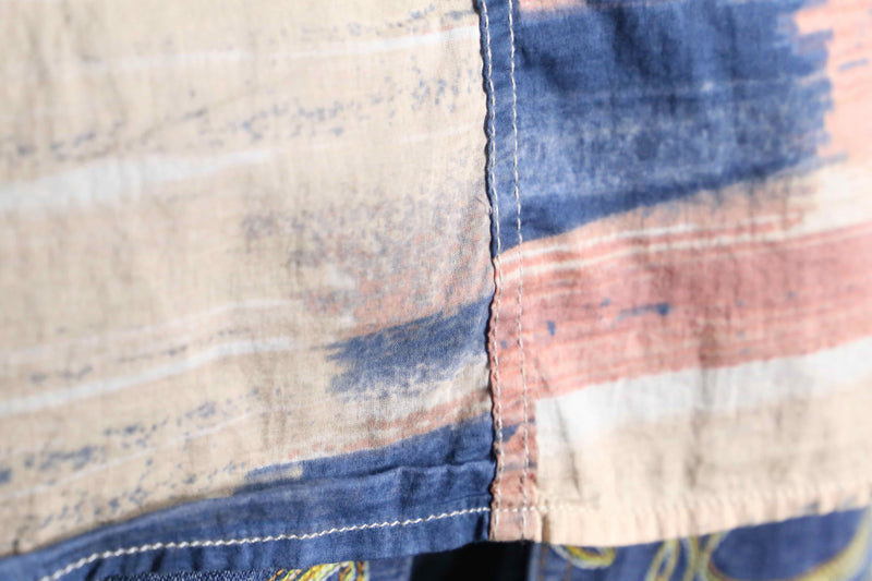 "chico's" artistic design cotton shirt