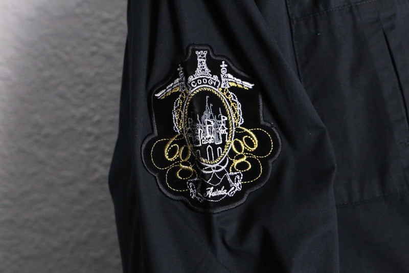 "COOGI" embroidery patch work design L/S shirt