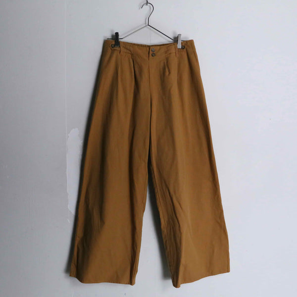 orange brown wide pants