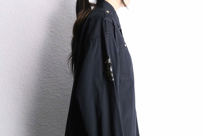 "COOGI" embroidery patch work design L/S shirt
