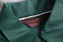 70s dark green poly skipper shirt