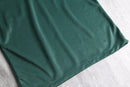 70s dark green poly skipper shirt