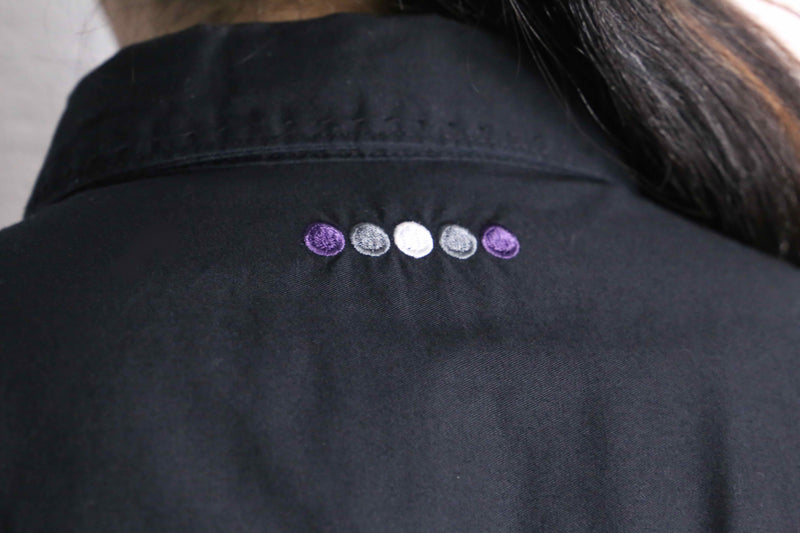 "COOGI" embroidery patch work design L/S shirt