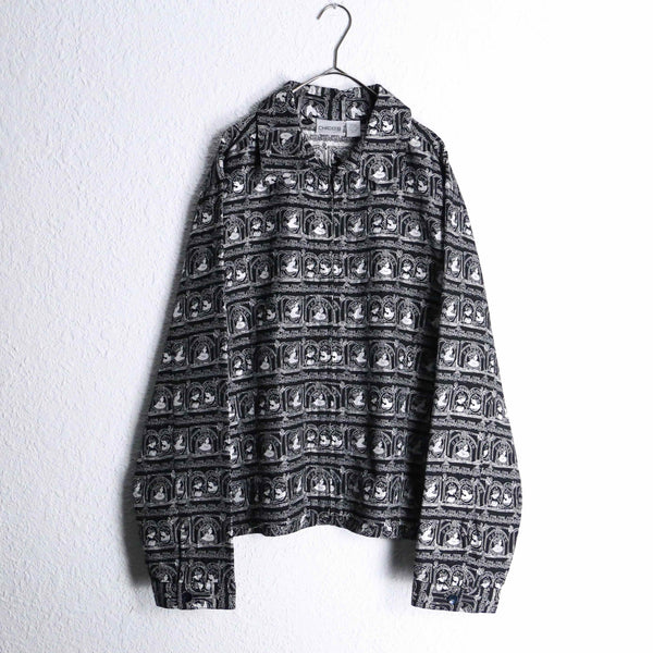 "CHICO'S" lady design zip jacket