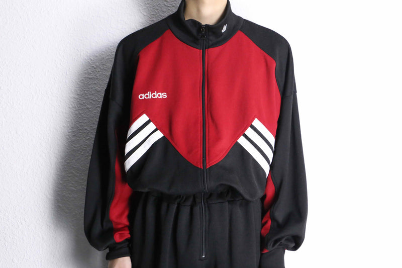 "90's adidas" trefoil logo track jump suits