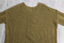 melange khaki acryl poly knit