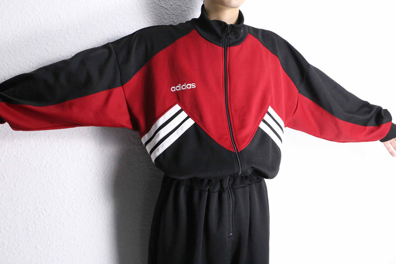 "90's adidas" trefoil logo track jump suits
