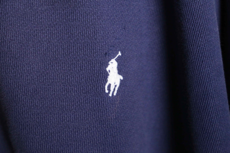 "Polo by Ralph Lauren" 3XL navy big hoodie