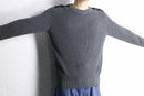 "Banana Republic" gray low gauge knit