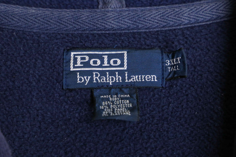 "Polo by Ralph Lauren" 3XL navy big hoodie