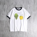 ingredients conversation print ringer Tee