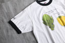 ingredients conversation print ringer Tee