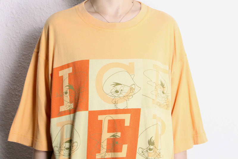 “ICE BERG Speedy Gonzales” fade orange Tee