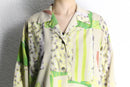 lime abstract pattern shirt