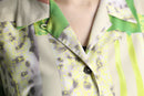 lime abstract pattern shirt
