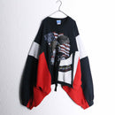 “Re:make” docking loose sweat shirt