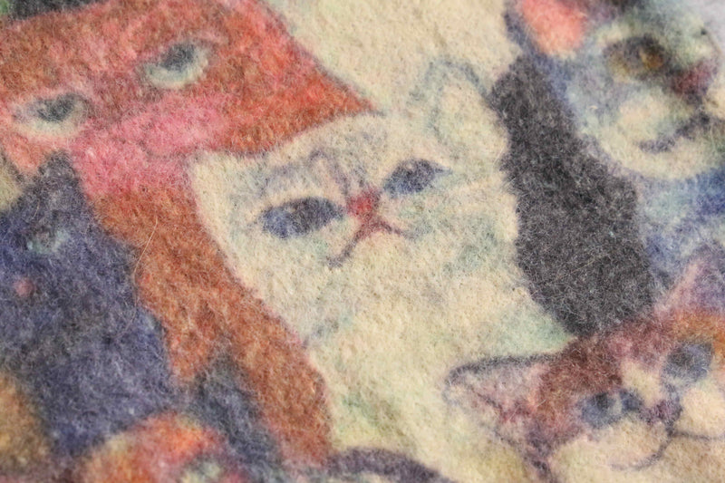 "CAT" cotton wool knit