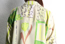 lime abstract pattern shirt