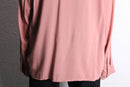 pale pink rayon open collar shirt