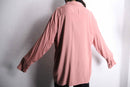pale pink rayon open collar shirt