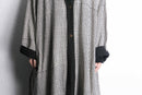 monotone total pattern ethnic coat