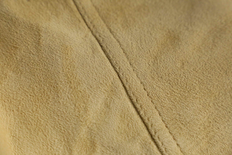 "NINO CERRUTI SPORT" cable knit switching suede jacket