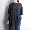 JORDAN oversized faded black tee