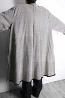 monotone total pattern ethnic coat