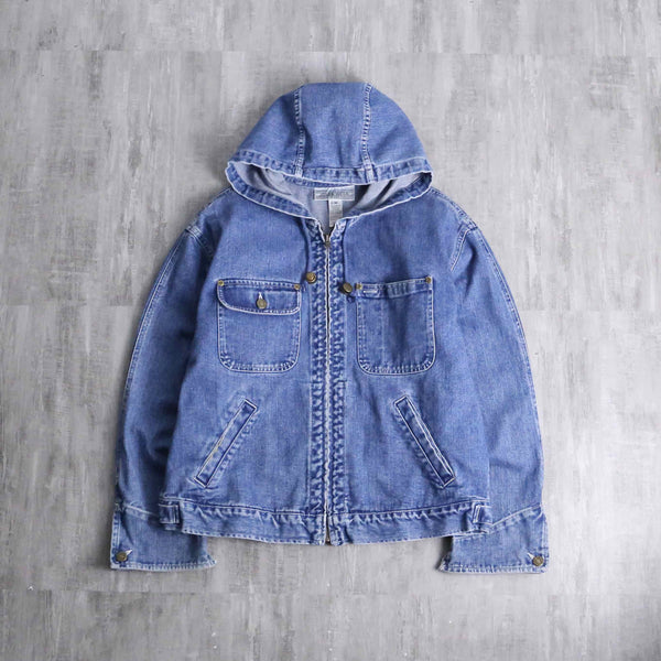 denim short length foodie jacket