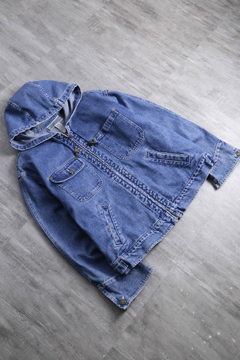 denim short length foodie jacket