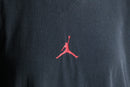 JORDAN oversized faded black tee