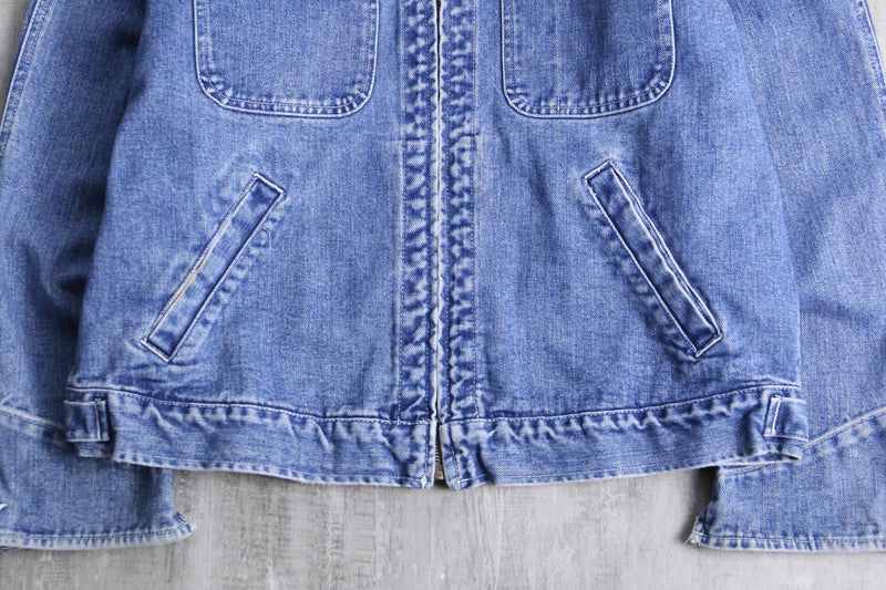 denim short length foodie jacket