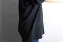 JORDAN oversized faded black tee