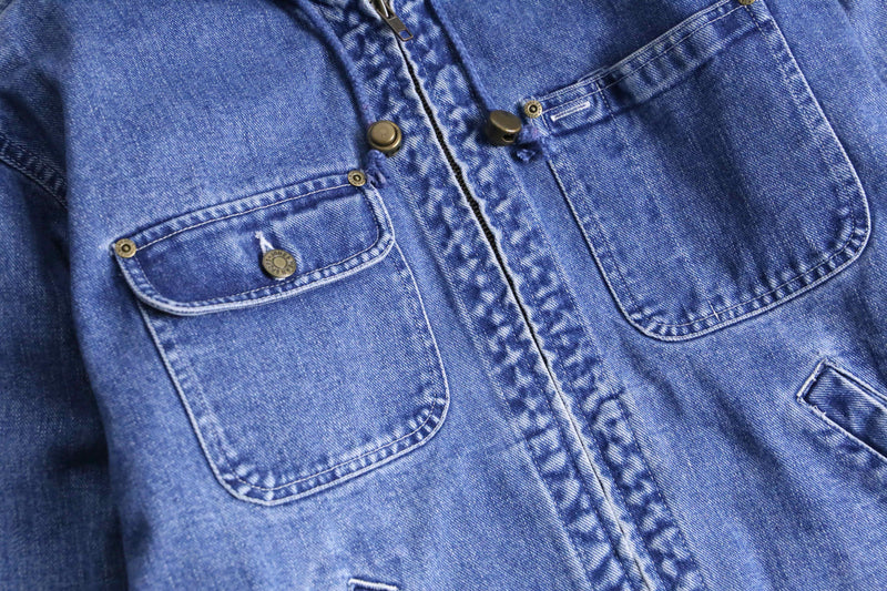 denim short length foodie jacket