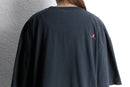 JORDAN oversized faded black tee