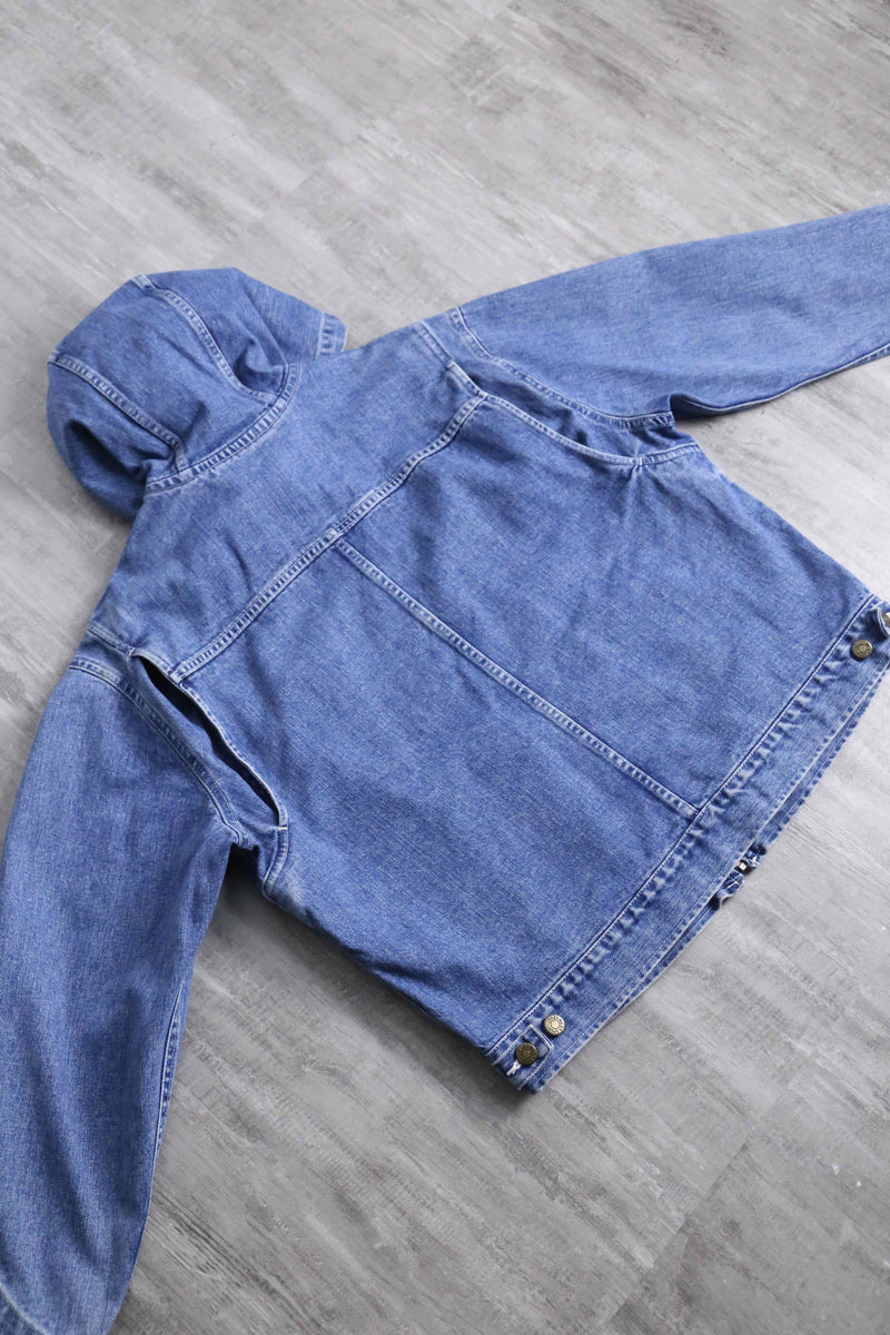 denim short length foodie jacket