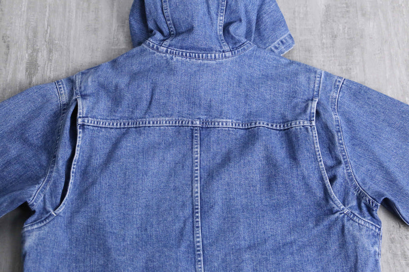 denim short length foodie jacket