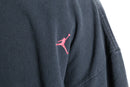 JORDAN oversized faded black tee