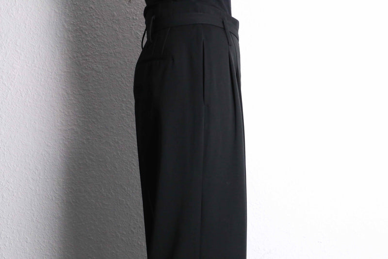 black color wide easy pants