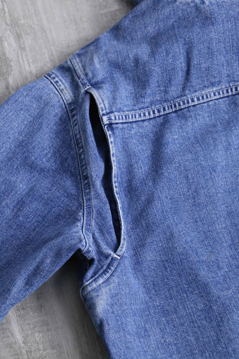denim short length foodie jacket