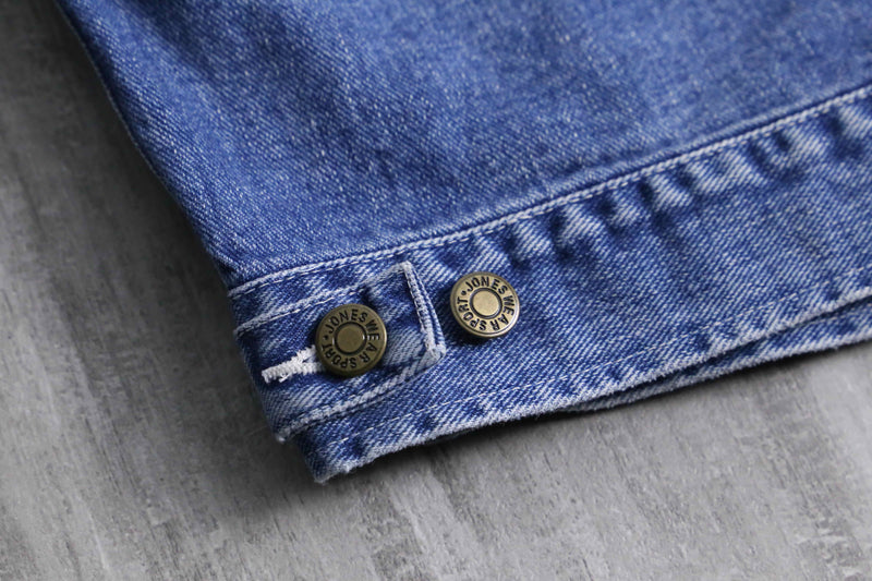 denim short length foodie jacket