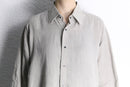 “LAGERFELD” linen L/S shirt