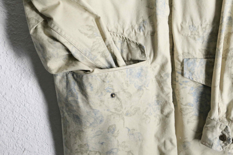 “CHAPS” flower design stand collar cotton jacket