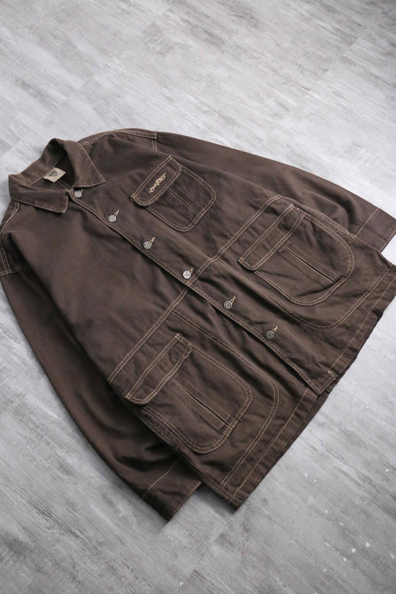 90's "JNCO" brown coverall jacket